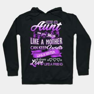 Aunt Can Give Hugs Like a Mother Auntie - Mother's Day Gift Hoodie